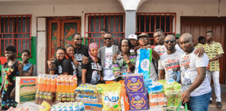 The children of the Save Them Young Orphanage home were filled with contentment and gratitude as they were presented with the items