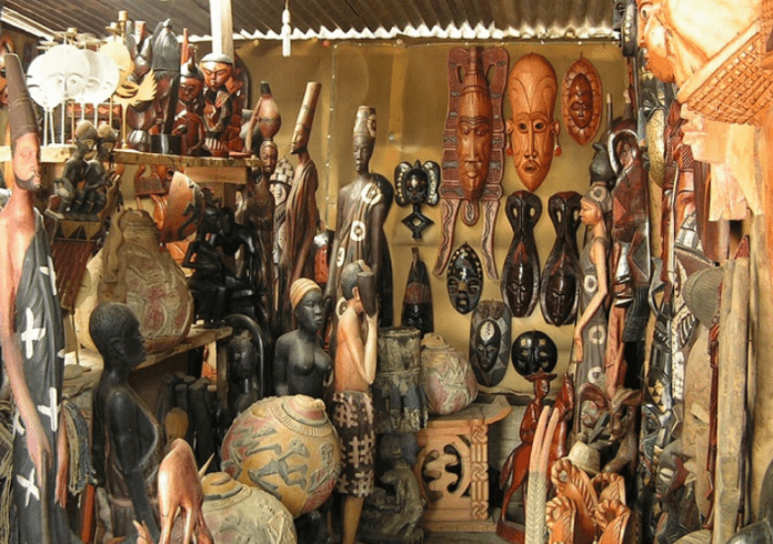 Many Ghanaians believe that artifacts such as these contain evil spirits so they do not patronise it
