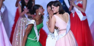 Her happy dance for Miss Jamaica is what friendship is all about!