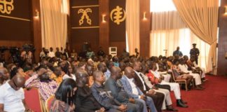 A section of the audience