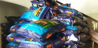 Ghana rice grown by local farmers