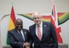 Akufo Addo and Boris Johnson