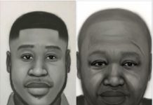 Artist impression of the two men who allegedly murdered Ahmed Suale