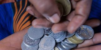 The CFA franc is backed by France