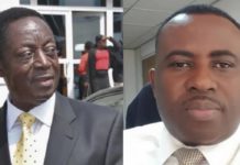 L-R: Dr. Kwabena Duffuor (Snr) and Dr. Johnson Asiama.