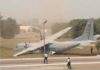 The Aircraft crashed at the Air Force Base in Accra