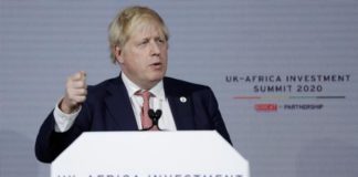 Boris Johnson was addressing African heads of states at the UK-Africa Summit 2020.