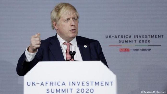 Boris Johnson was addressing African heads of states at the UK-Africa Summit 2020.