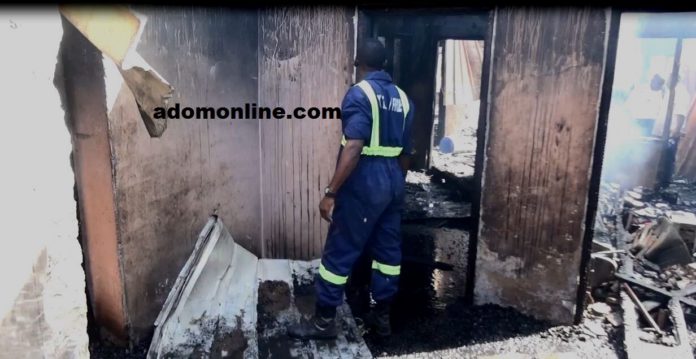 The 5-bedroom apartment razed by the fire