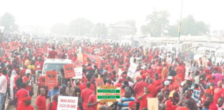 opposition parties demo against new voters register