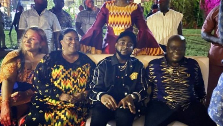 Akufo-Addo throws party for Lupita Nyong’o, Davido and other returnees