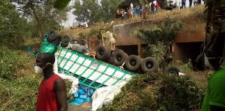 The polluted Tano River