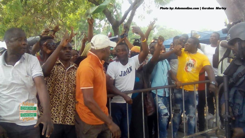 NDC supporters