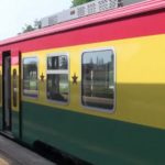 The train departed from the Takoradi station to Tarkwa at 6:15 am