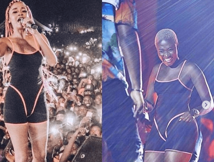 File Photo: L-R: Sister Derby & Fella Makafui