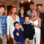 T.I with his wife, Tiny and their kids
