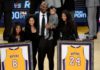 Kobe and Vanessa Bryant - pictured with three of their daughters - married in 2001