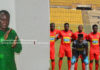 Dr Kyei with Kotoko players