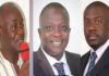 L-R: Dan Botwe, Bryan Acheampong and Kojo Oppong Nkrumah