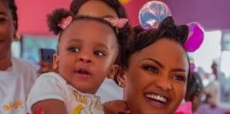 Nana Ama McBrown and daughter, Maxin Mawushi Mensah