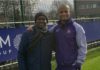CK Akonnor with Vincent Kompany