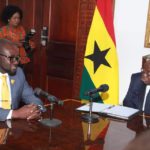 President Akufo-Addo and GFA President, Kurt Okraku