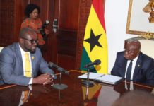 President Akuf0-Addo and GFA President, Kurt Okraku