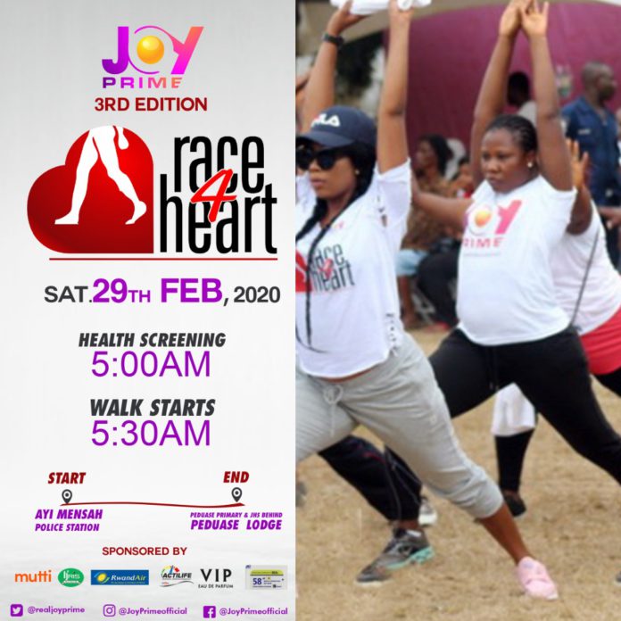 RACE4HEART Joy Prime organizes Race4Heart