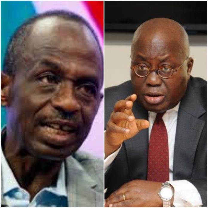 General Secretary of NDC Johnson Asiedu Nketia and President Akufo Addo