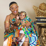 Nana Ama McBrown and daughter, Maxin Mawushi Mensah