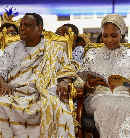 From Left, Reverend Sam Korankye Ankrah and Samira Bawumia