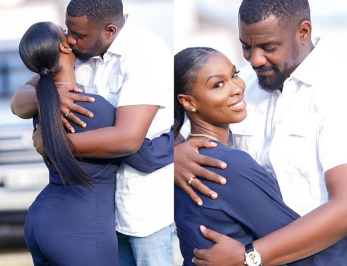 John Dumelo and his wife, Miss Gee