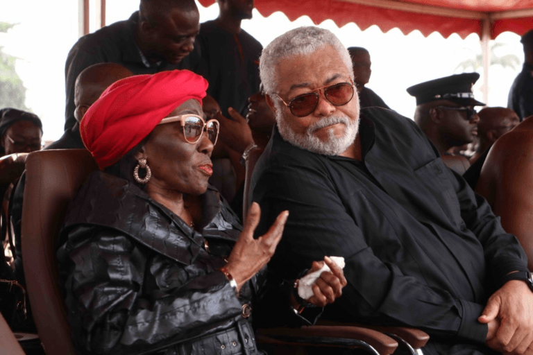You gave our last food away – Nana Konadu says in tribute to late husband