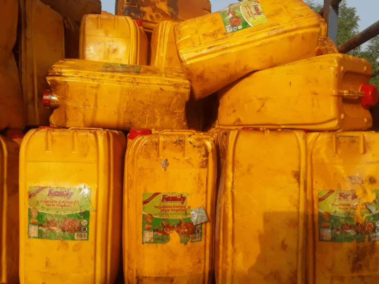 Photos GRA intercepts 550 gallons of oil from Togo to Ghana