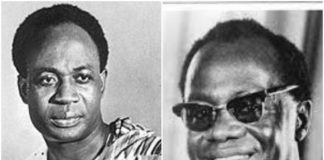 Dr Kwame Nkrumah and Dr Kofi Busia