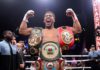 Anthony Joshua regained the WBA, IBF and WBO titles with victory over Andy Ruiz Jr. in Saudi Arabia in December
