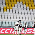 Coronavirus: All sport in Italy suspended because of outbreak Juventus had no fans to celebrate with when they scored against Inter Milan at the weekend