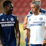 Michael Essien and Jose Jose Mourinho