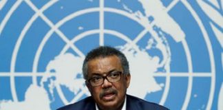 Director-General of WHO Dr. Tedros Adhanom Ghebreyesus,