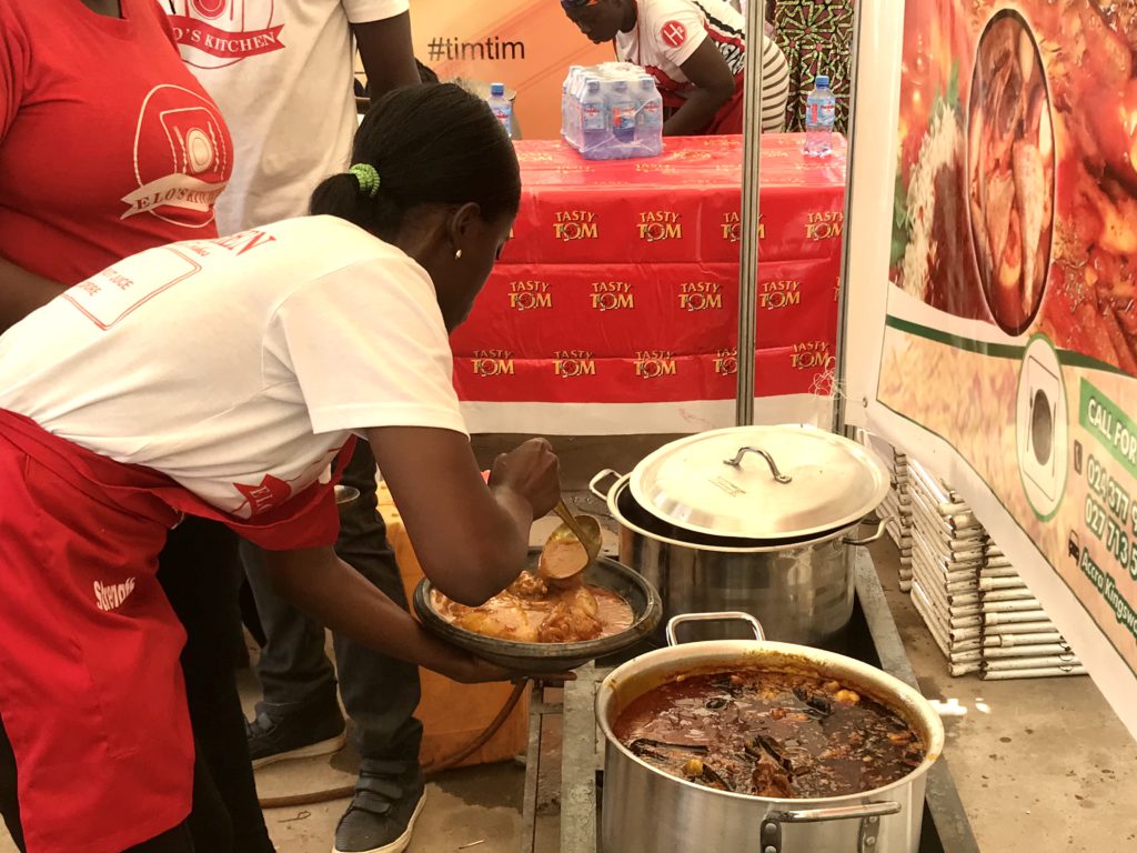 Checkout foods being served at Adom TV’s ‘Fufuo Party’