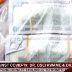 Dr Osei Kwame Despite, Dr Ernest Ofori Sarpong donate $100K to Komfo Anokye Teaching Hospital