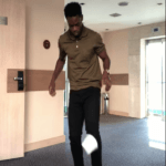 Edwin Gyasi joins #StayAtHomeChallenge with toilet roll amidst coronavirus (Watch)