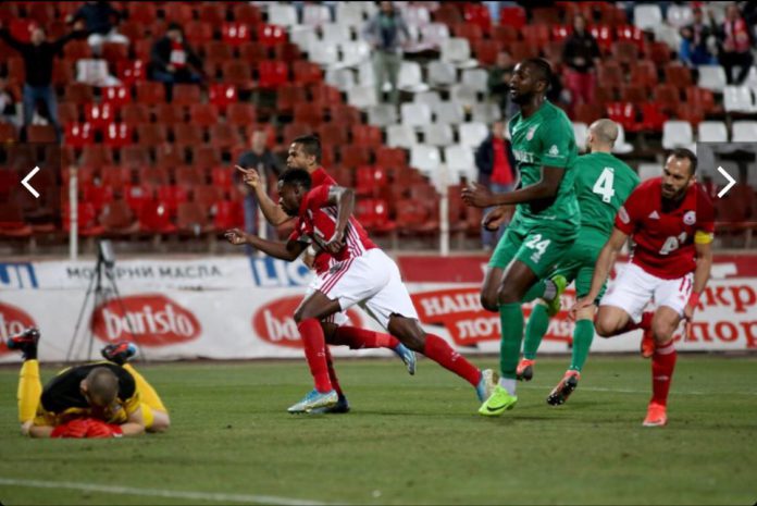 Daniel Genov scored in the 20th minute for Vratas