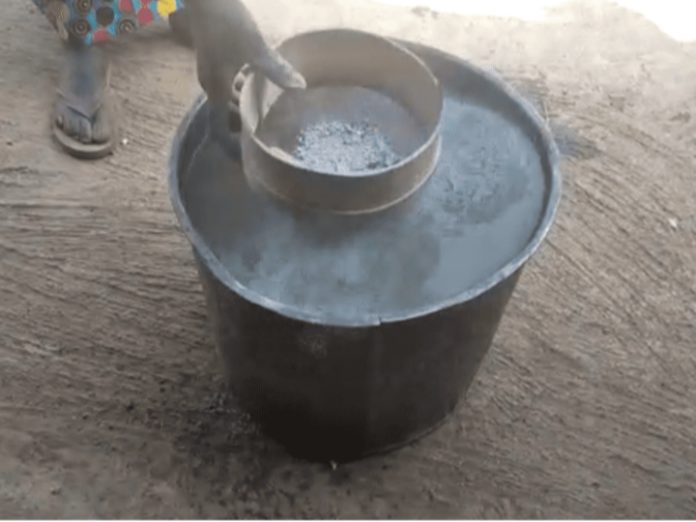 Nambagla treat water with ashes
