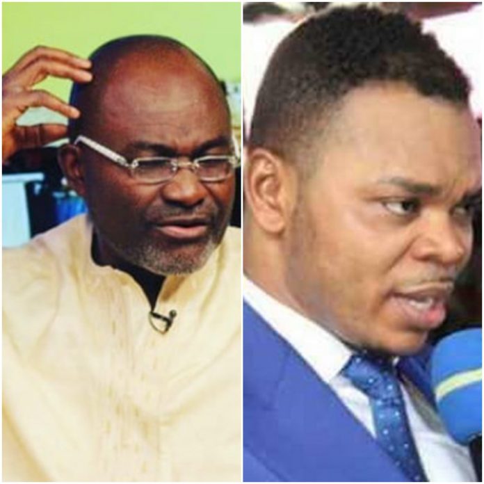 Kennedy Agyapong (left) and Daniel Obinim (right)