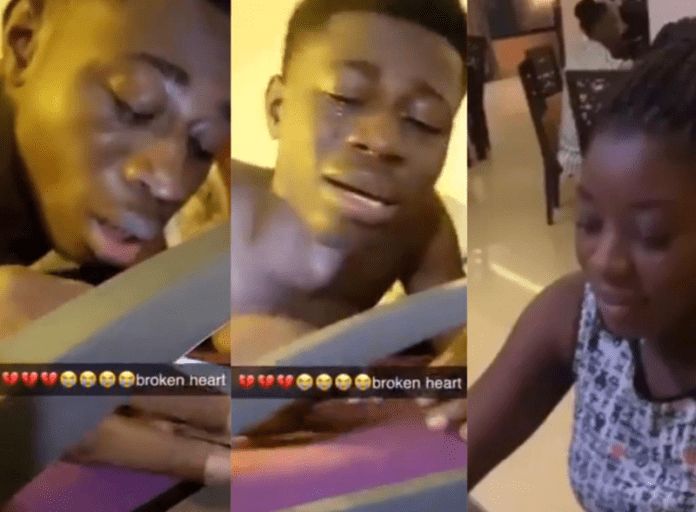 KNUST student trends on Twitter after heartbreak video goes viral