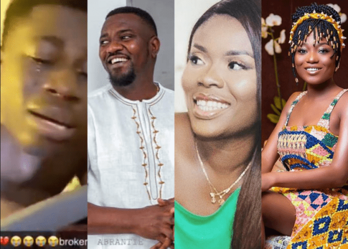 Celebrities reacting to KNUST student heartbreak video