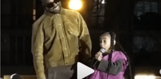 Kanye West's daughter gives surprise performance at Yeezy's Paris show