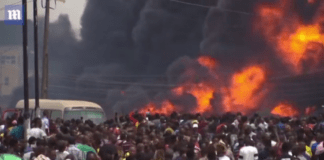 Gas explosion in Lagos leaves at least 15 people dead and around 50 buildings destroyed, Nigerian authorities said