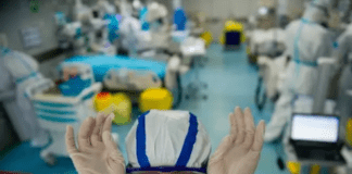 An intensive care unit treating coronavirus patients in a hospital in Wuhan, China, the virus’s epicenter.Credit...Agence France-Presse — Getty Images